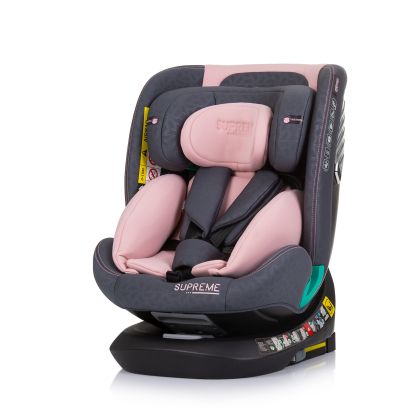  Chipolino Столче за кола 360 I-size 40-150 SUPREME фламинго
