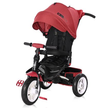Lorelli Детска триколка JAGUAR с въздушни гуми Red & Black Luxe