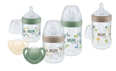 NUK for NATURE Temperature Control СЕТ РР Шишета Perfect start - 6 части