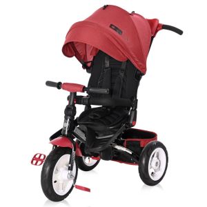Lorelli Детска триколка JAGUAR с въздушни гуми Red & Black Luxe