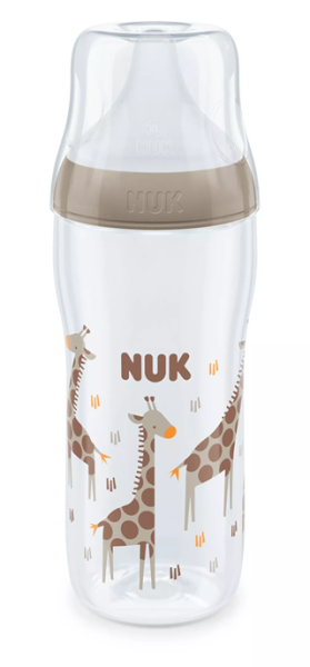 NUK Perfect Match Шише РР 360мл. със силиконов биберон U, 6+мес. Жираф